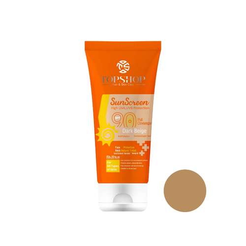 کرم ضد آفتاب تاپ شاپ مدل SPF90 D حجم 50 میلی لیتر 