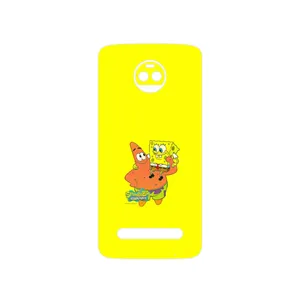 MAHOOT SpongeBob SquarePants Cover Sticker for Motorola Moto Z2 Force