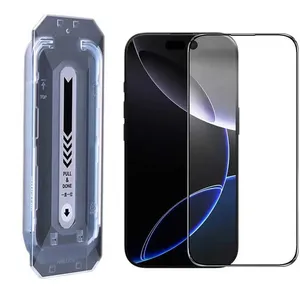 محافظ صفحه نمایش نیلکین مدل CP Plus Pro مناسب برای گوشی موبایل اپل iPhone 17 Pro max به همراه کیت نصب آسان