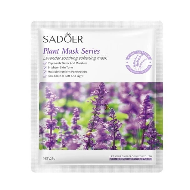 ماسک صورت ورقه ای سادور مدل لوندر وزن 25 گرم