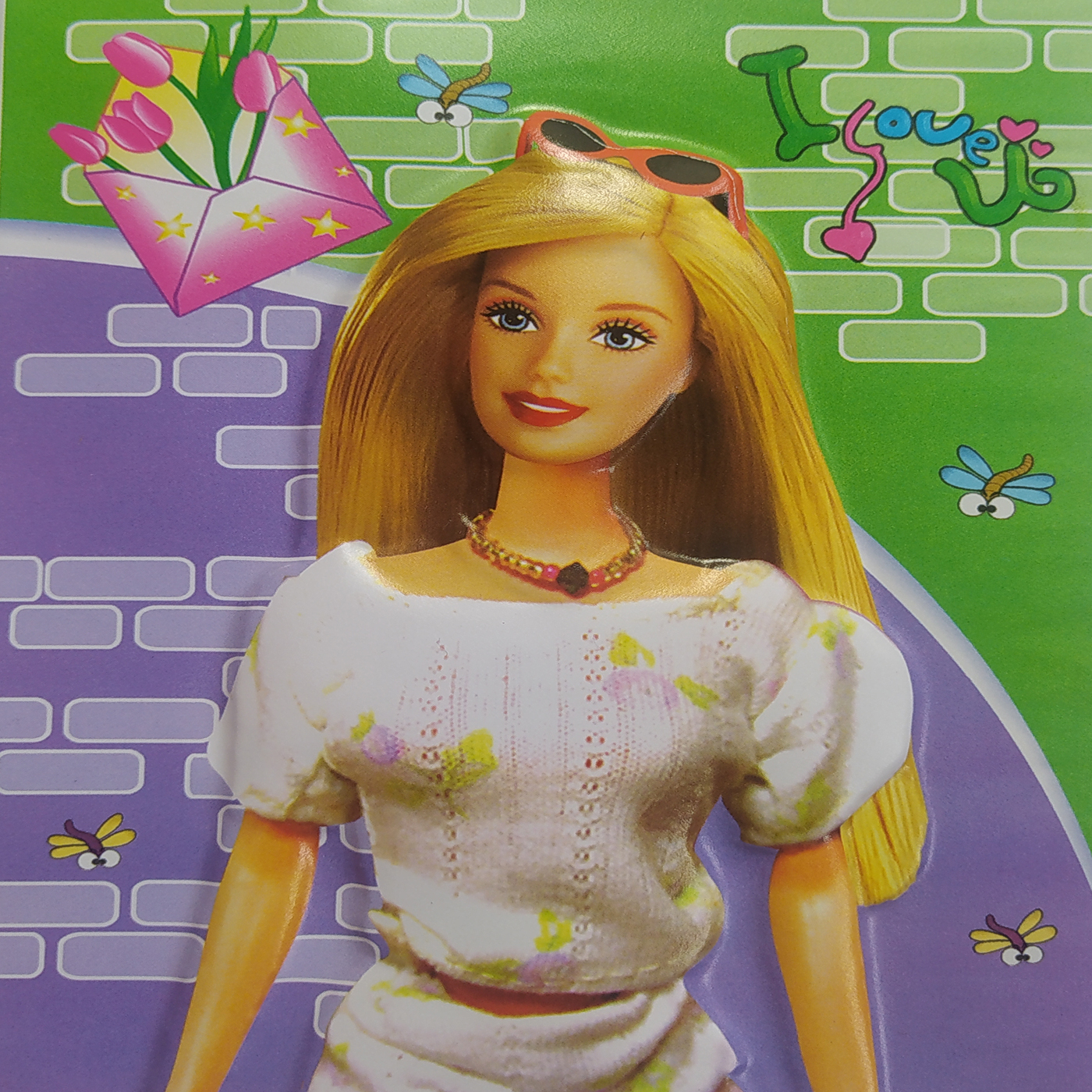 تابلو کودک و نوزاد مدل باربی لوی