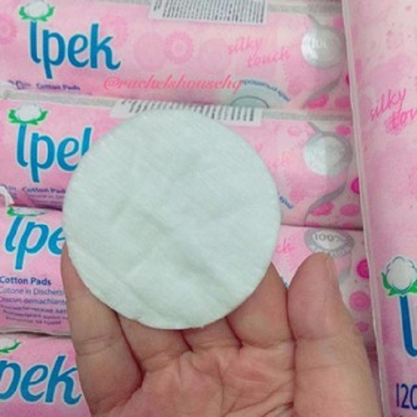 پد پاک کننده آرایش ایپک مدل cotton بسته 130 عددی پد پاک کننده آرایش ایپک مدل cotton بسته 130 عددی