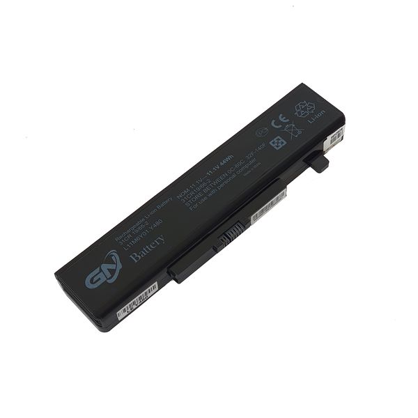 باتری لپ تاپ 6 سلولی گلدن نوت بوک جی ان مدل Y480 مناسب لپ تاپ لنوو IDEAPAD Y580/Y480/G480/G580/Z380/Z480/Z580/Z585  