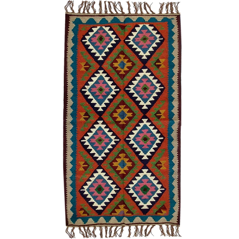 گلیم دستبافت دو متری کد 227