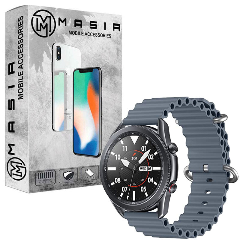 بند مسیر مدل Ocean مناسب برای ساعت هوشمند سامسونگ Galaxy Watch 3 45mm