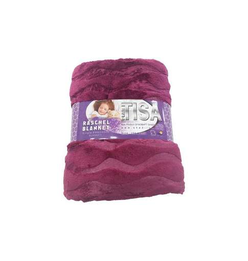 پتو تیسا مدل موجی تک نفره سایز 150x220 سانتی متر