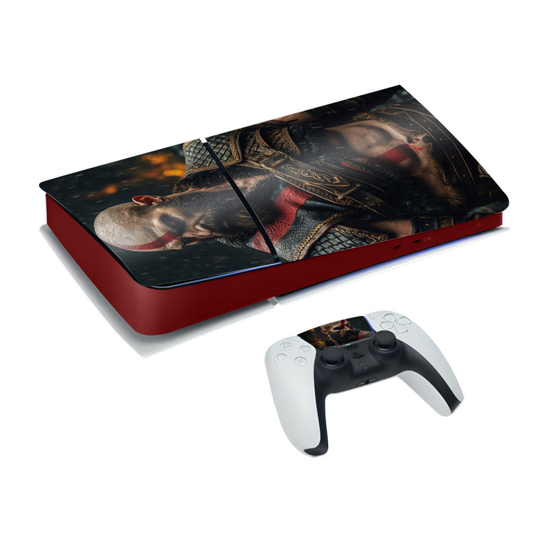 برچسب کنسول بازی پلی استیشن 5 اسلیم کایمون مدل god of war کدP5S011 بسته 6عددی