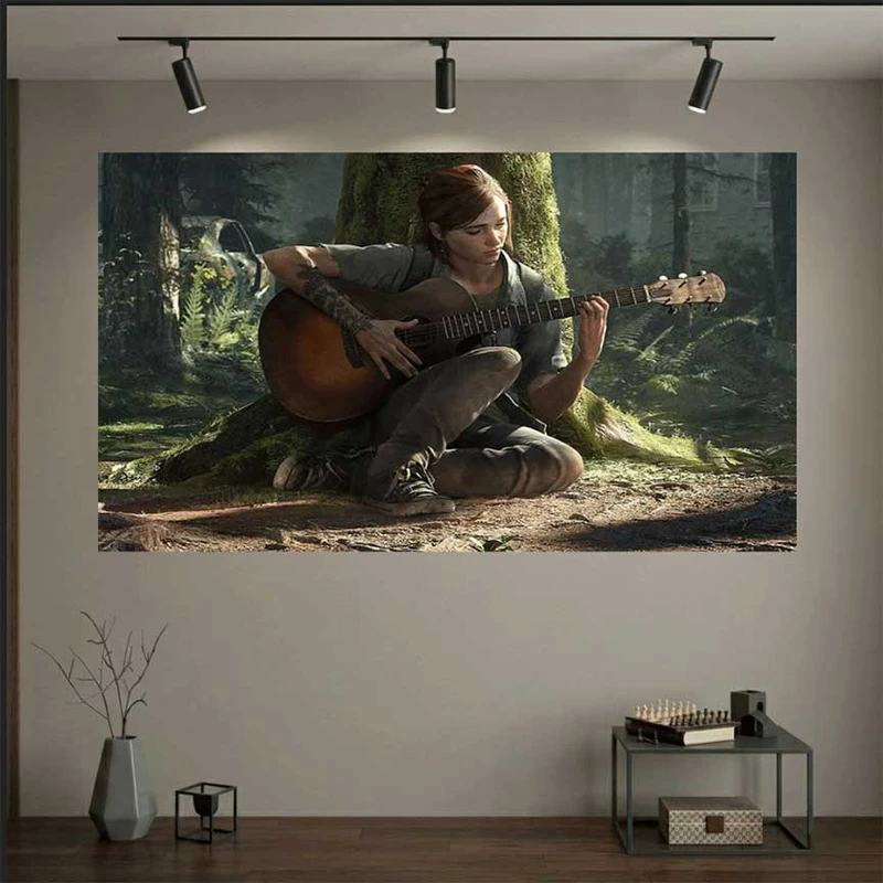 پوستر طرح  the last of us مدل گیتار (2) کد DV1224