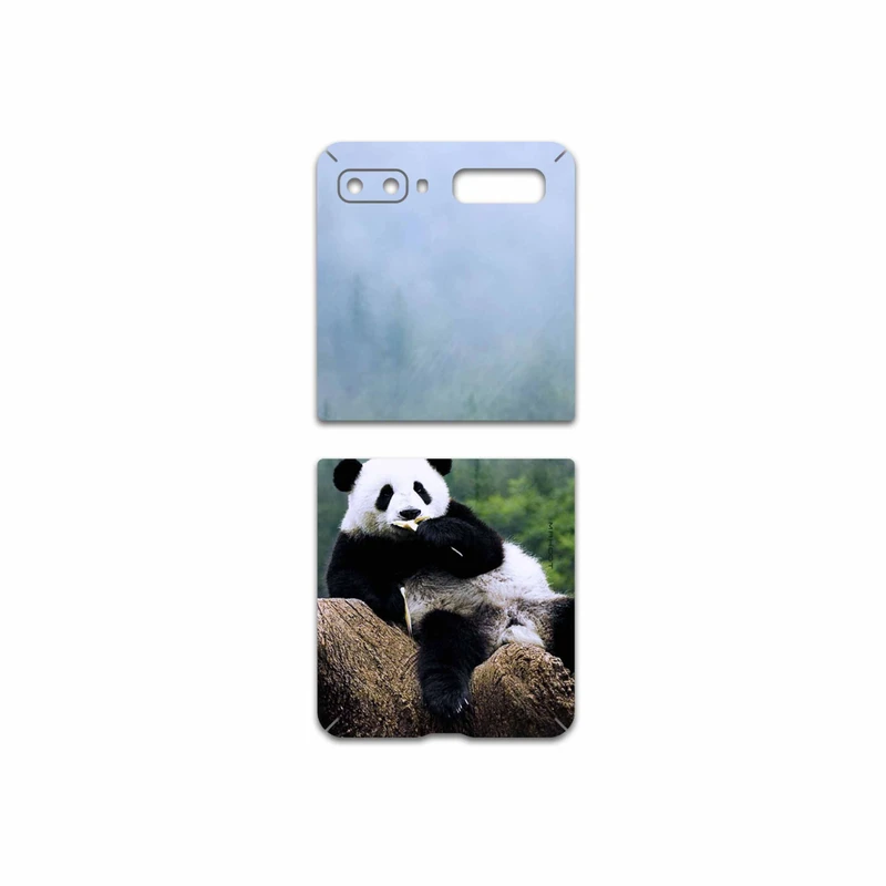 برچسب پوششی ماهوت مدل Panda مناسب برای گوشی موبایل سامسونگ Galaxy Z Flip