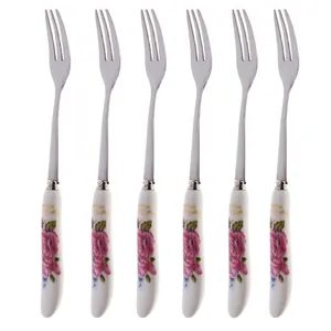 چنگال میوه خوری مدل CH6 بسته 6 عددی 