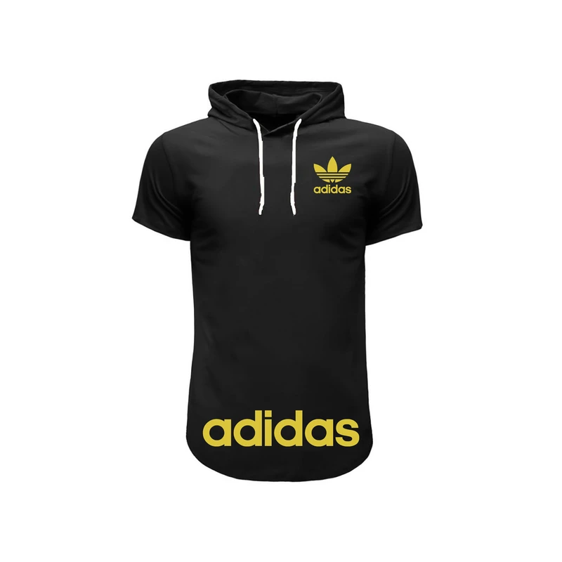 تی شرت آستین کوتاه کلاه دار مردانه کد 87988