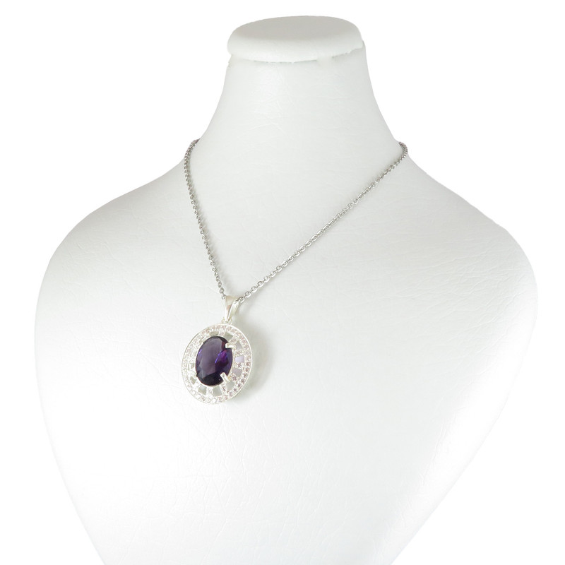 گردنبند نقره زنانه مدل AV176N-S14 C4