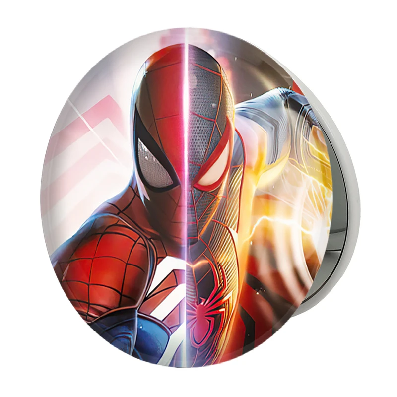 آینه جیبی خندالو طرح  مایلز مورالز و پیترپارکر مردعنکبوتی مدل تاشو کد 30838