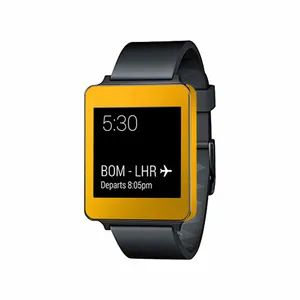  برچسب ماهوت طرح Matte-Deep-Mustard مناسب برای ساعت هوشمند ال جی G Watch