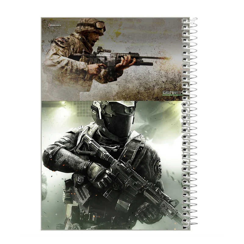 دفتر نقاشی 40 برگ طرح call of duty کد tc8