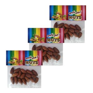 مغز بادام شور نایبی - 30 گرم بسته 3 عددی