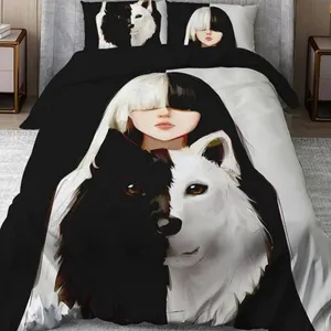 سرویس خواب مدل دخترانه کد ۰۹۶۲ یک نفره ۴ تکه