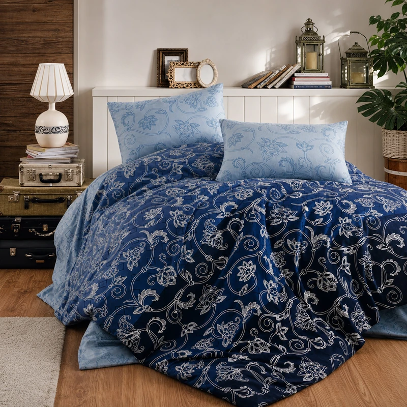 ست روتختی یک نفره سه تکه مدل Gece سایز 240x160 سانتی‌متر