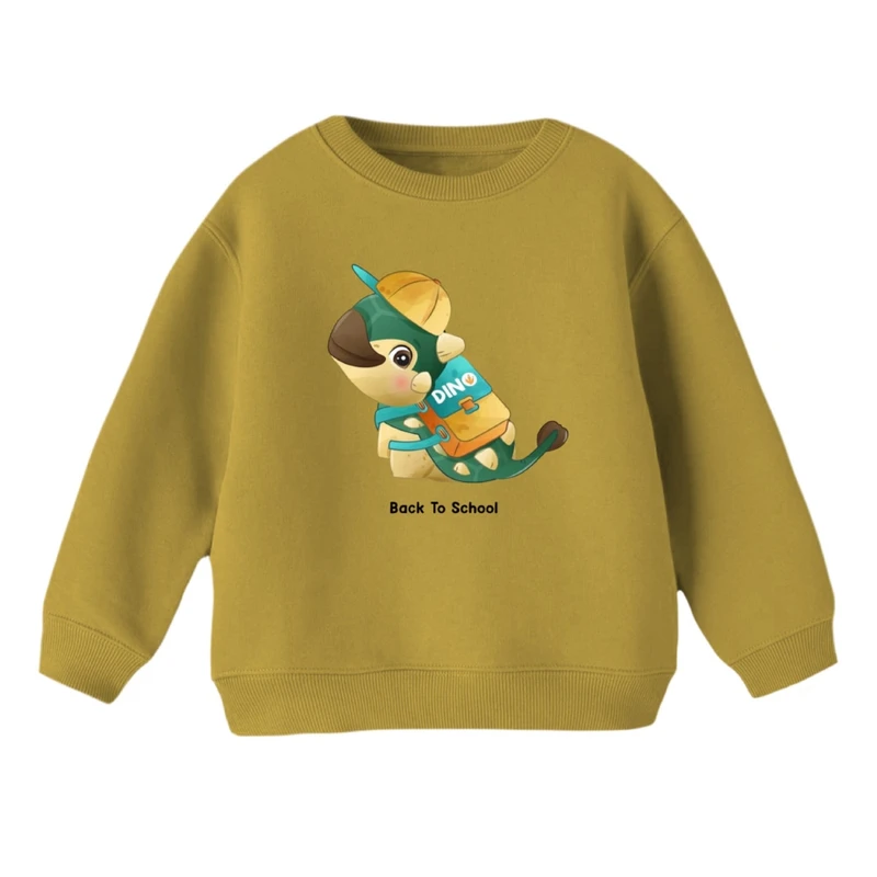 سویشرت بچگانه مدل دایناسور مدرسه ای 