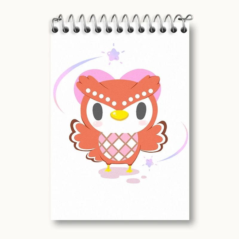 دفتر یادداشت 50 برگ خندالو مدل بازی انیمال کراسینگ (Animal Crossing) کد 32648