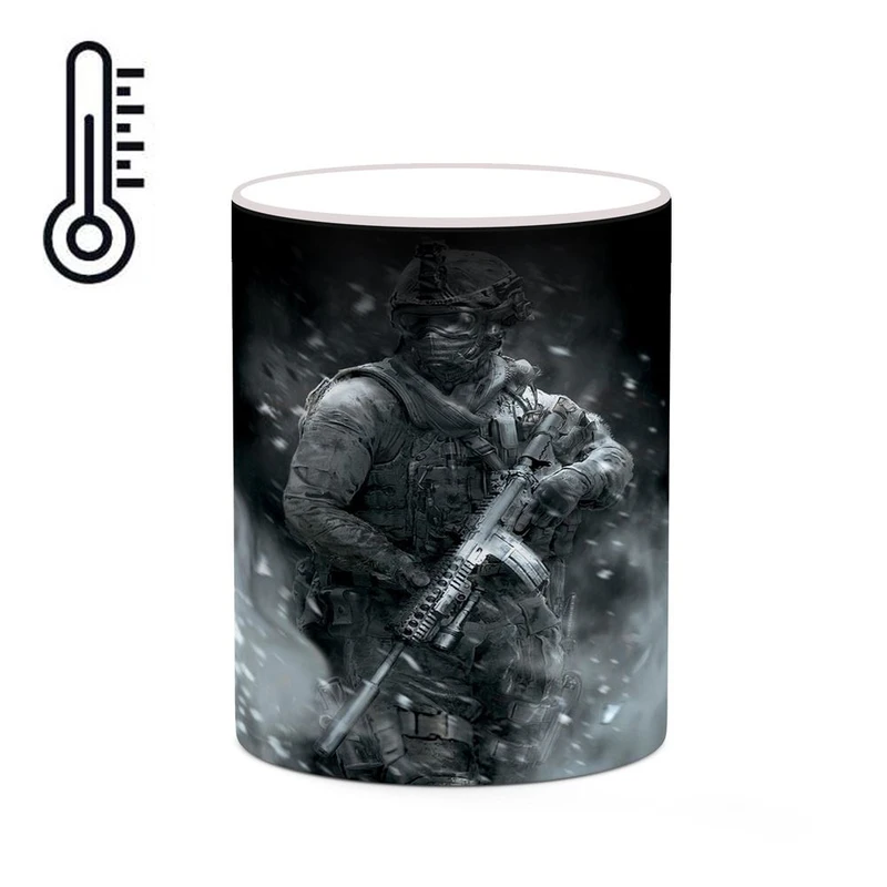 ماگ حرارتی کاکتی مدل بازی Call Of Duty 4ː Modern Warfare کد mgh27835