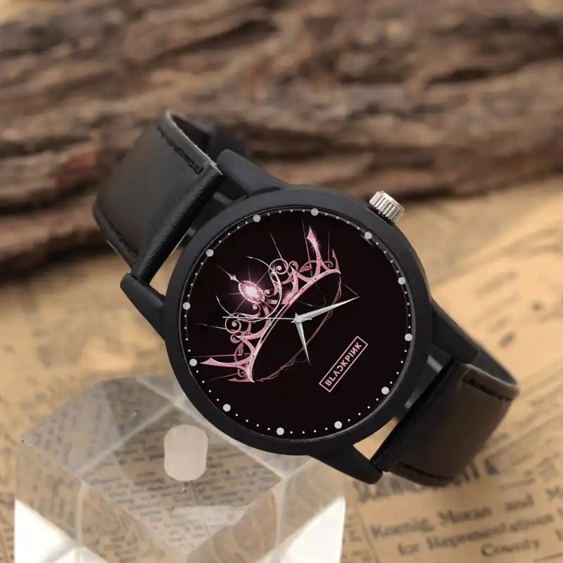 ساعت مچی عقربه ای ناکسیگو مدل شخصیت های بلک پینک کد LF14350