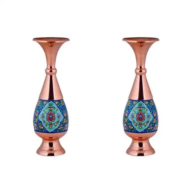 گلدان مسی مدل پرداز کد P011 بسته 2 عددی