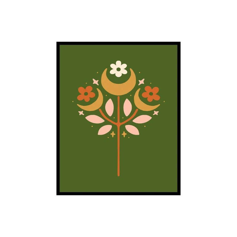 پوستر مدل هنر ماه هلال