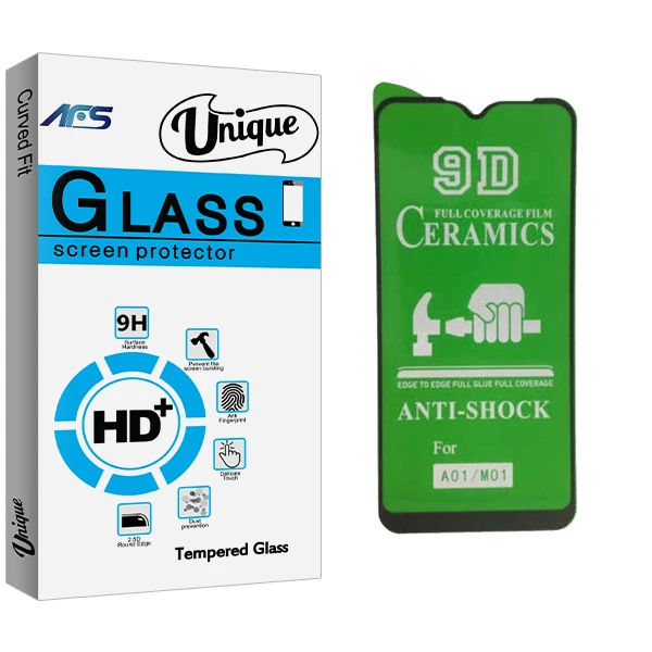 محافظ صفحه نمایش ای اف اس مدل Unique Glass مناسب برای گوشی موبایل سامسونگ Galaxy M01