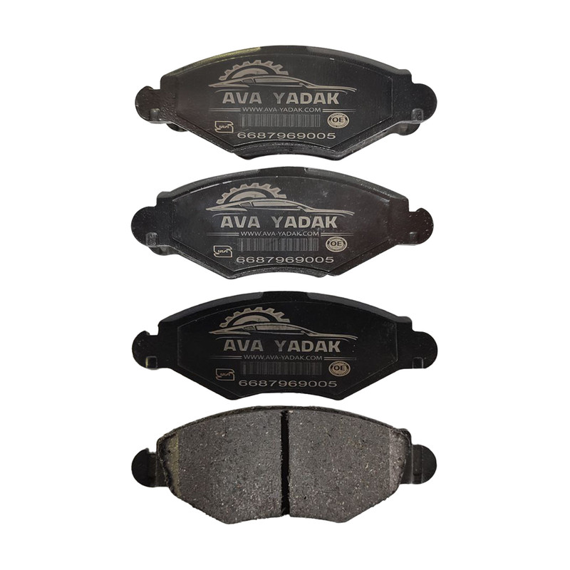 لنت ترمز جلو دیسکی آوا یدک کد 110023 مناسب برای پژو 206 تیپ یک