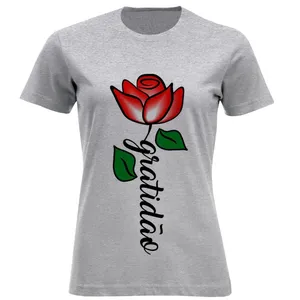 تی شرت آستین کوتاه زنانه مدل گل F828