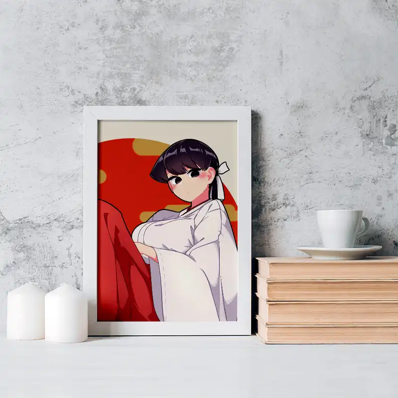 تابلو خندالو مدل انیمه کومی سان کد 16076