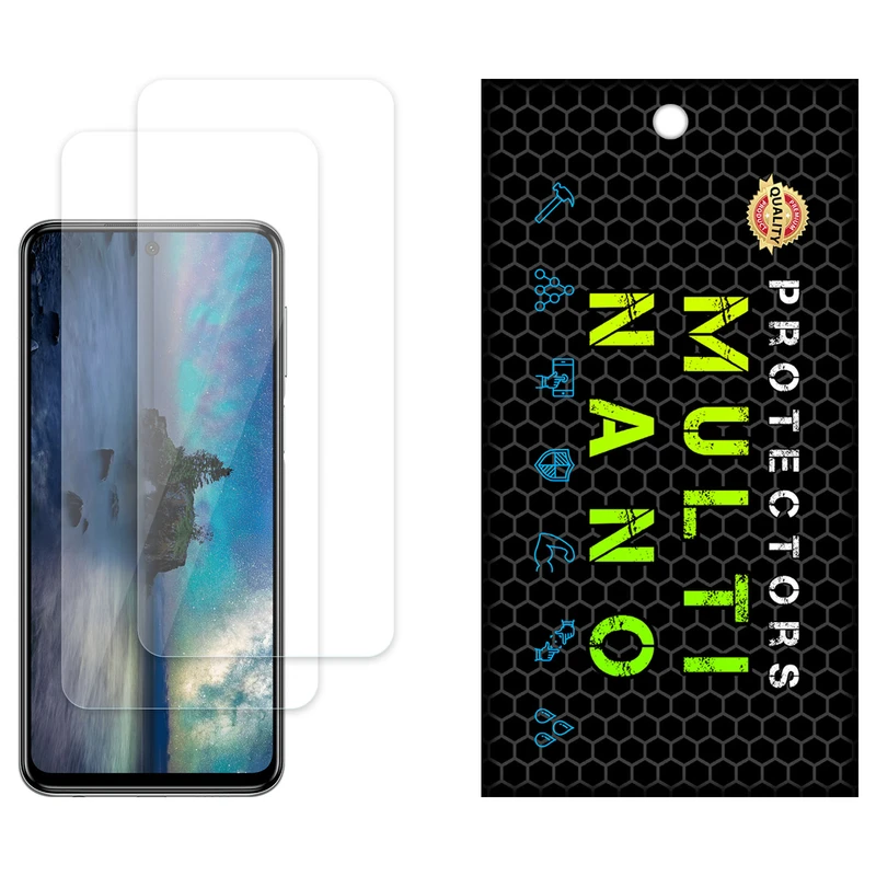 محافظ صفحه نمایش مولتی نانو مدل X-S2N مناسب برای گوشی موبایل شیائومی Redmi Note 9 Pro بسته دو عددی