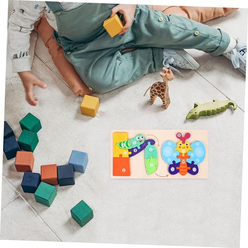 پازل آموزشی مدل جورچین مراحل رشد پروانه