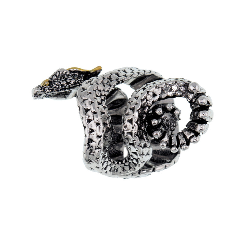 انگشتر مردانه برانت طرح مار تاجدار انگشتر مردانه برانت طرح مار تاجدار