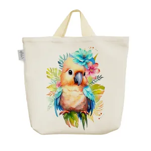 ساک خرید خندالو مدل طوطی برزیلی کد 3569