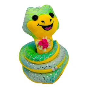 عروسک طرح مار مدل خندان کد JI110 ارتفاع 25 سانتی‌متر