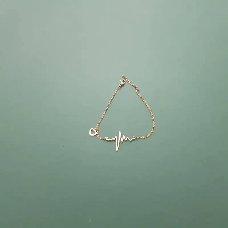 دستبند زنانه مدل ضربان قلب