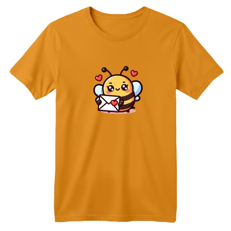 تی شرت آستین کوتاه بچگانه مدل زنبوری کد 03