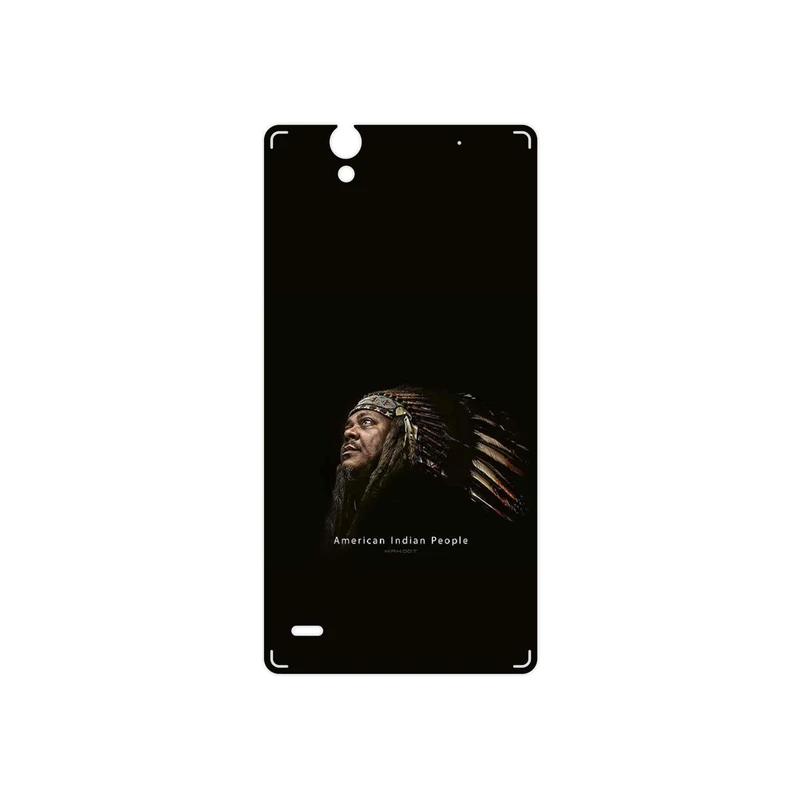 برچسب پوششی ماهوت مدل Portrait of an Indian Man مناسب برای گوشی موبایل سونی Xperia C4