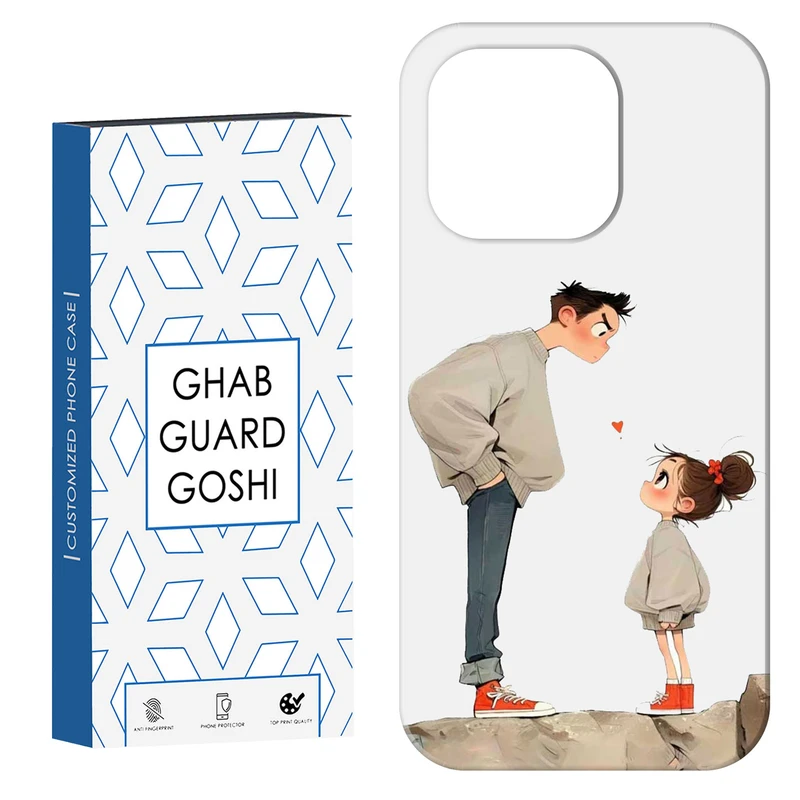 کاور قاب گارد گوشی طرح دخترانه کد Dimo-893 مناسب برای گوشی موبایل اپل  IPHONE 15 PRO 