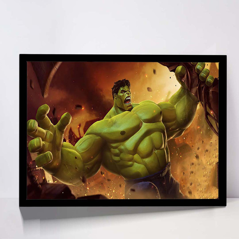 تابلو مدل hulk marvel contest of champion کد F-13011