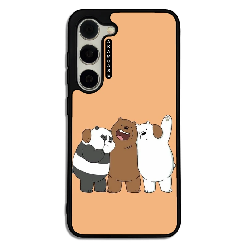 کاور آکام مدل AMCWSGS23-BARE BEAR10 مناسب برای گوشی موبایل سامسونگ Galaxy S23