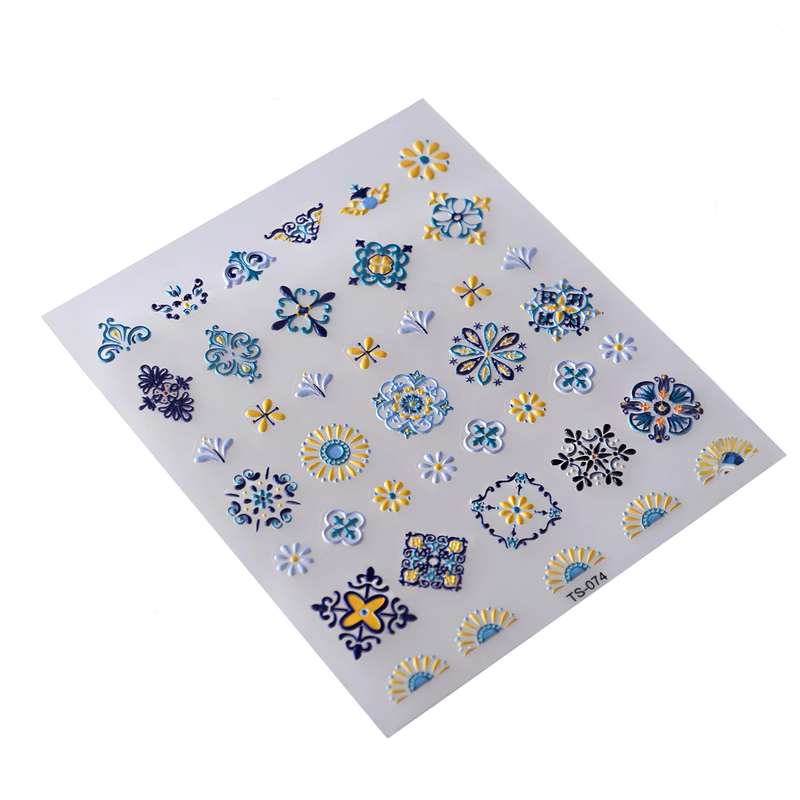 استیکر طراحی ناخن مدل سه بعدی کد PONYTREE-TS074-SEK01 استیکر طراحی ناخن مدل سه بعدی کد PONYTREE-TS074-SEK01