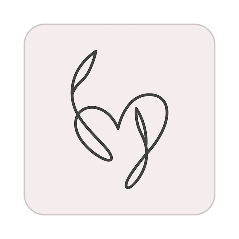 زیر لیوانی کاکتی طرح عاشقانه مدل mp38490