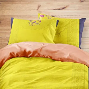 سرویس روتختی مدوپد طرح زعفران مدل mod00502 یک نفره 4 تکه