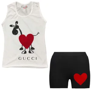 ست تاپ و شلوارک دخترانه کاندید اسپرت مدل 64