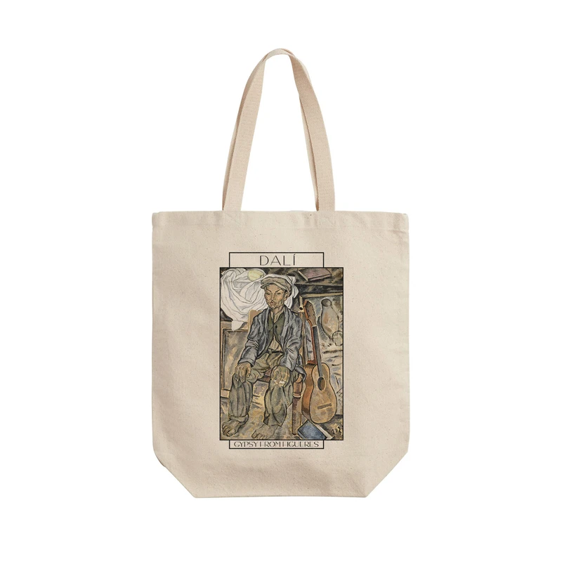 ساک خرید ترمه طراحان ایده مدل فیگور کولی از دالی کد art0724 - L