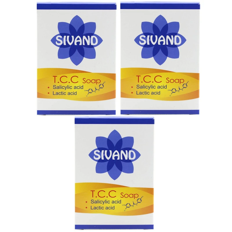 صابون ضد باکتری سیوند مدل TCC وزن 90 گرم مجموعه 3 عددی صابون ضد باکتری سیوند مدل TCC وزن 90 گرم مجموعه 3 عددی