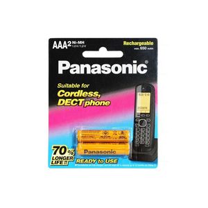 نقد و بررسی باتری نیم قلم قابل شارژ تلفن پاناسونیک مدل P-006 بسته 2 عددی توسط خریداران